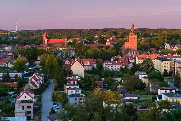 Ciudad Lidzbark Warminski Fue Originalmente Llamada Heilsberg Desde 1350 Hasta — Foto de Stock