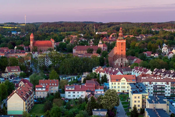 Cidade Lidzbark Warminski Foi Originalmente Chamada Heilsberg 1350 Até Século — Fotografia de Stock