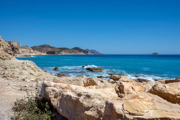 Vila Joiosa Küste Eine Kleine Küstenstadt Der Nähe Von Alicante — Stockfoto