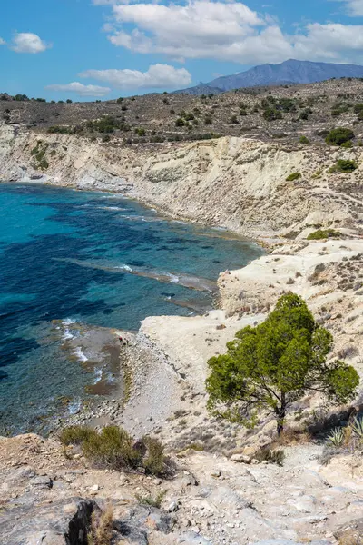 Cala Del Xarco Najbardziej Nieznana Plaża Villajoyosa Prowincji Alicante Wspólnota — Zdjęcie stockowe