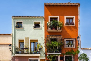 Polop de la Marina köyü, İspanya 'nın Alicante eyaletinin en güzel dağ köylerinden biri..