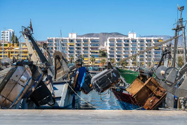Villajoyosa Daki Balıkçılık Limanı Spanya Nın Valensiya Bölgesi Alicante Eyaleti — Stok fotoğraf