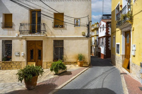 Polop Marina村 西班牙阿利坎特省最美丽的山村之一 — 图库照片