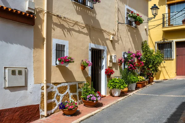 Polop Marina村 西班牙阿利坎特省最美丽的山村之一 — 图库照片
