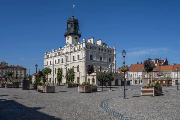 Rådhus Och Torg Jarosaw Historisk Stad Södra Polen — Stockfoto