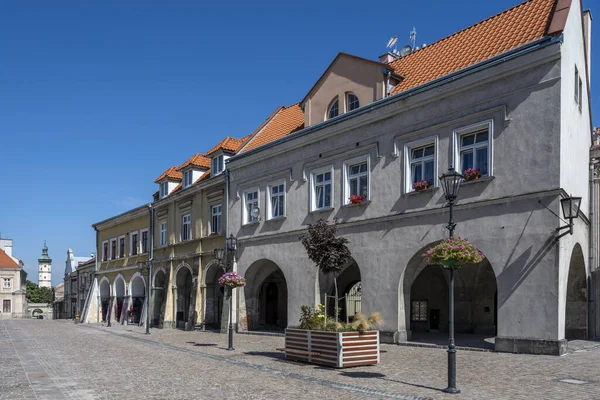 Radnice Tržiště Jarošavě Historickém Městě Jižním Polsku — Stock fotografie