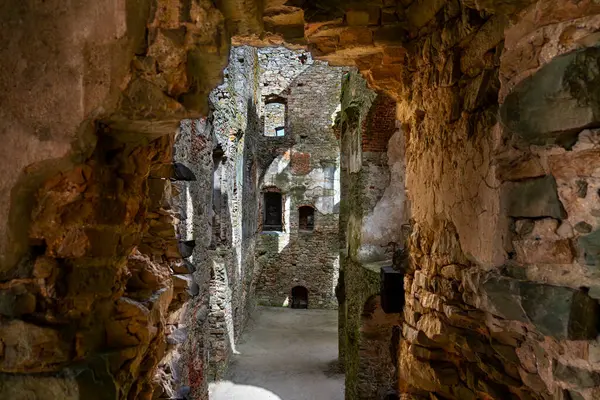 Ruinas Antiguo Castillo Krzyztopor Cerca Ujazd Polonia Fue Uno Los Imagen De Stock