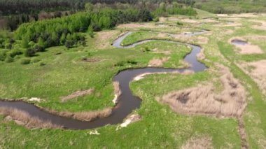 Pilica Nehri 'nin bahar zamanı, Silezya Voyvoda, Polonya