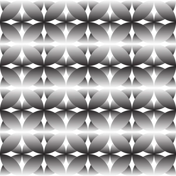 Kreis Abstrakte Hintergrundgestaltung Nahtlose Geometrische Muster Vektor — Stockvektor