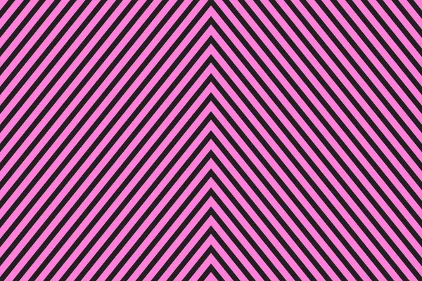 Diagonale Linien Muster Schwarze Linien Auf Rosa Hintergrund Vektorillustration — Stockvektor