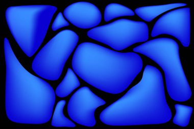 Mavi kaldırım taşı arka planı. Soyut bir çizimin grafiksel tasarımı. 