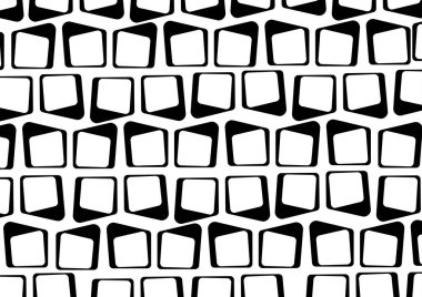 Black and white geometric abstract background. illustration vector