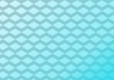 Abstract geometric square shapes on blue background