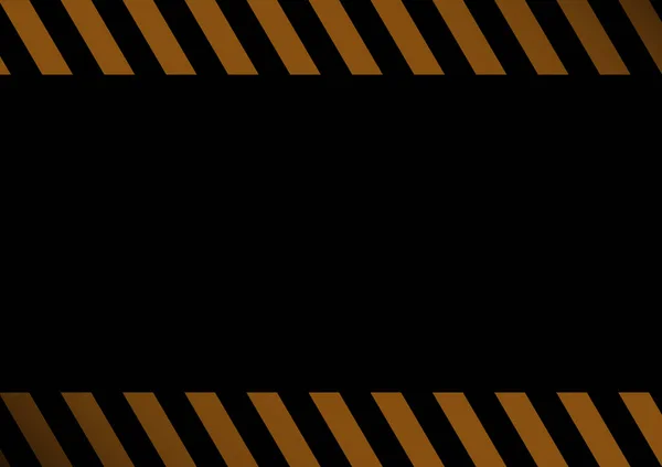 Обережно Банери Безпеки Чорно Жовта Смугаста Порожній Попереджувальний Фон — стоковий вектор