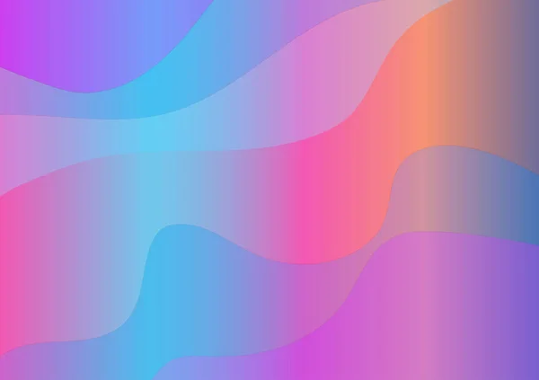 Bunte Geometrische Hintergrund Fließende Formen Zusammensetzung Hintergrundgestaltung Flüssiger Farbe — Stockvektor