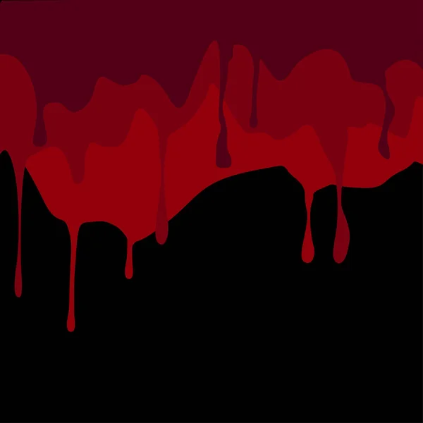 Gouttes Fusion Multicolores Rouges Gouttes Peinture Liquide Isolées Sur Fond — Image vectorielle