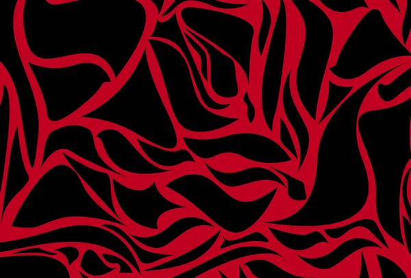Différentes Formes Jaunes Abstraites Sur Fond Rouge Fond Texture — Image vectorielle