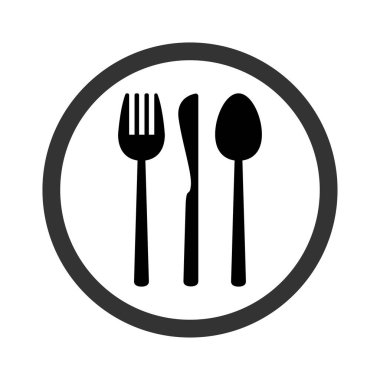 Çatal ve bıçak. vektör illüstrasyonu.