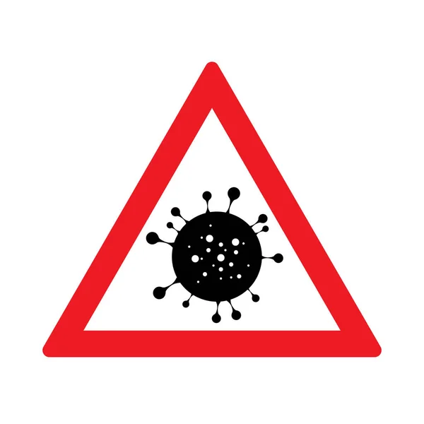Varovné Příznaky Koronaviru Nebezpečí Infekce — Stockový vektor