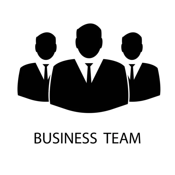 Business Team Management Icon Teamwork Management Icon Leadership Icon Teamleader — Stockvektor