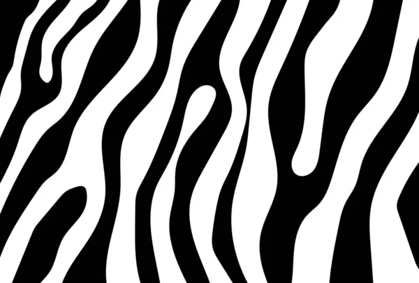 Zebra Print Hintergrund Mit Zebramuster Vektorillustration — Stockvektor