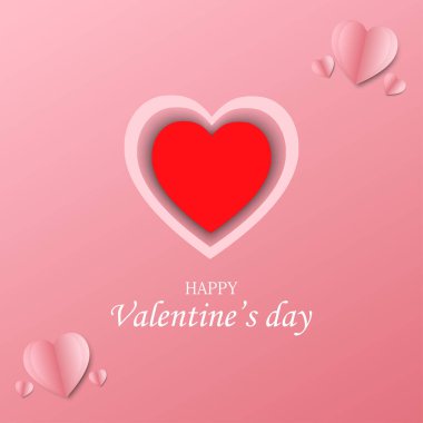 Kalp kağıdı sevgililer günü arkaplanını keser. 