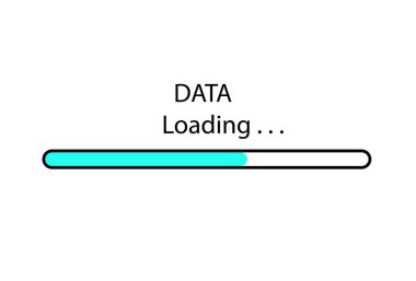 İşlem simgesi beyaz arkaplanda izole ediliyor. düz vektör illüstrasyonu