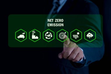 Reduce CO2 emission and reduce carbon footprint to limit global warming and climate change, net zero, Esg,  Sustainable development and green business based on renewable energy. 
