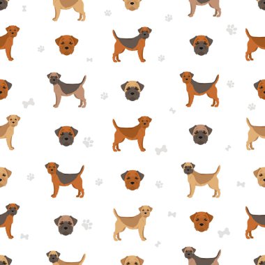 Sınır teriyeri tırmanışı. Farklı ceket renkleri ve pozlar. Vektör illüstrasyonu