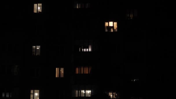 アパートの中の光 — ストック動画