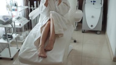 İş kadını. Spa prosedürleri. Rahatlama. Güzellik salonu..