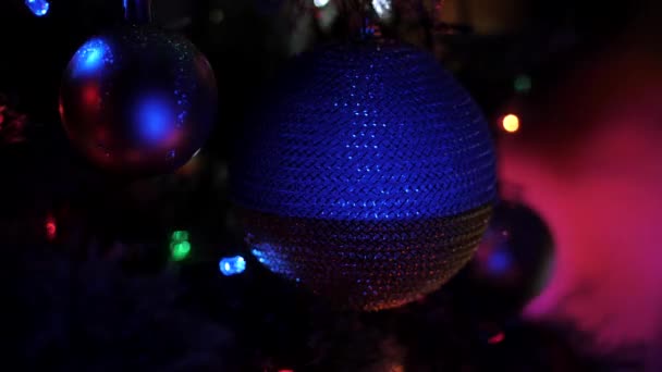 Background Christmas Ukraine Christmas Tree New Year Happy New Year — Stockvideo
