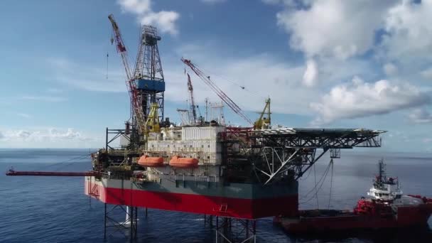 Offshore Oil Gas Industry — Video Stock