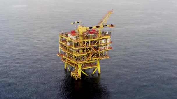 Offshore Olie Gasindustrie — Stockvideo