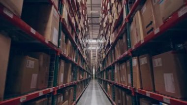 Industrial warehouse. Retail Delivery Warehouse. Logistics Center.