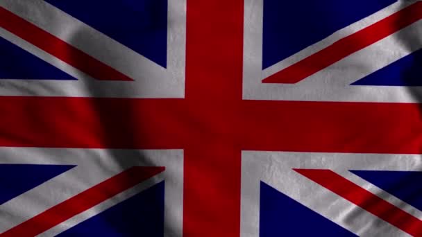 Velká Británie Waving Flag — Stock video