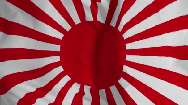 Bandera Sol Japonesa — Vídeos de Stock