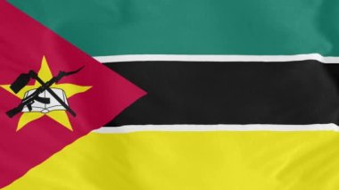 Mozambik Dalgalanan Bayrak, Mozambik Bayrağı, Mozambik Dalgalanan Bayrak Animasyonu, Mozambik Bayrağı 4K Görüntüsü.