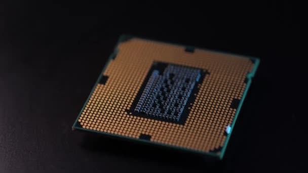 Processador Computador Processador Microchip — Vídeo de Stock