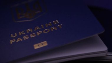 Ukrainian passports of people forced to leave the country.