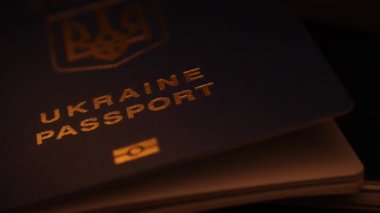 Ukrainian passports of people forced to leave the country.