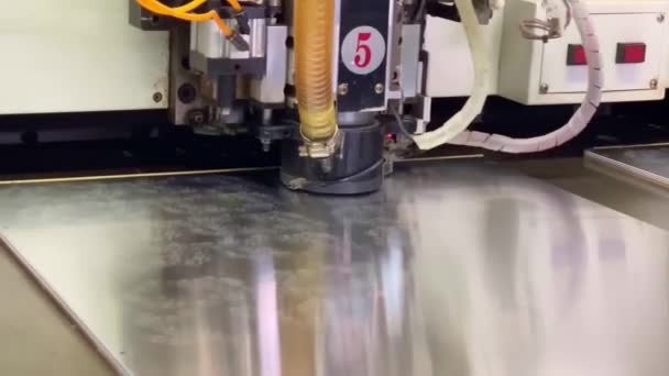 Equipamento Robótico Correia Transportadora Moderna Fábrica Industrial Máquina Automatizada Videoclipe