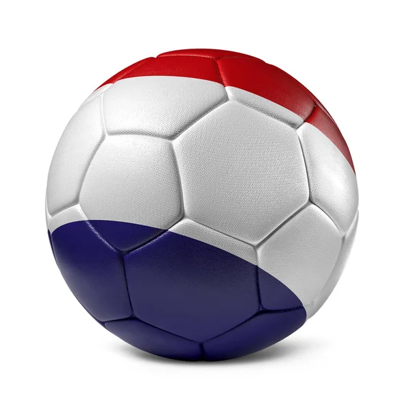 Francia Pallone Calcio Con Bandiera Nazionale Decorazione Design — Foto Stock