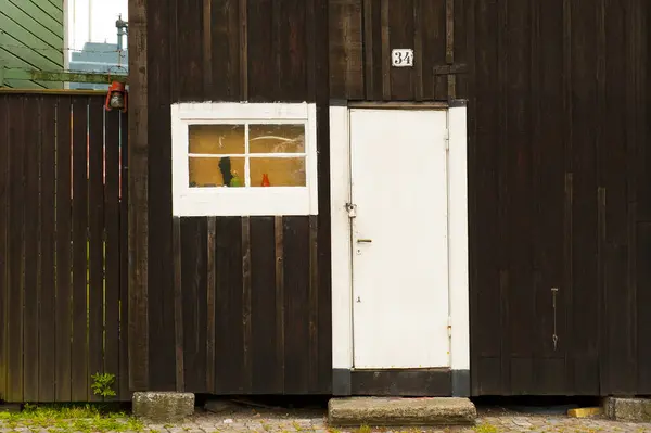 Malmo Sweden Czerwca Stary Drewniany Kolorowy Dom Rybacki Targu Rybnym — Zdjęcie stockowe