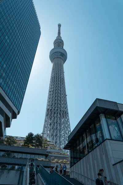 Tokyo Japan April 2023 Tokyo Skytree Tower Känt Landmärke Nära — Stockfoto