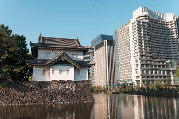 Tokyo Japan April 2023 Vägen Runt Det Kejserliga Palatset Distriktet — Stockfoto