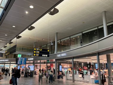 OSLO, NORWAY - JUL 2: Oslo Gardermoen Airport in Norway, as seen on July 2, 2022.