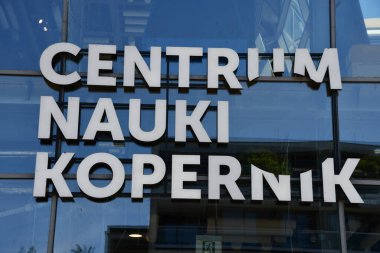 WARsaw, POLAND - 11 Temmuz 2022 'de Polonya' nın Varşova kentindeki Kopernik Bilim Merkezi.