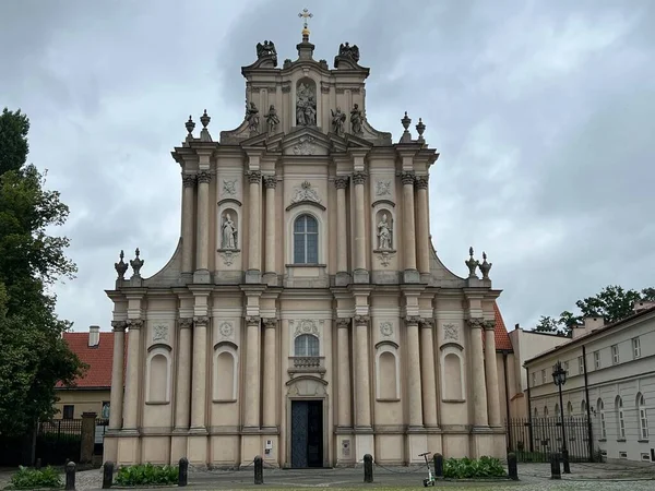 Warsaw Polsko Července 2022 Kostel Josefa Návštěvníků Varšavě Polsko — Stock fotografie