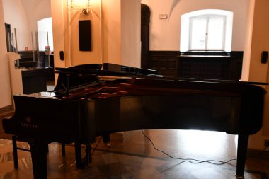 WARsaw, POLAND - 2 Temmuz 2022 'de Polonya' nın Varşova kentindeki Fryderyk Chopin Müzesi.